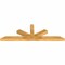 Ekena Millwork Saratoga Rough Sawn Timber Gable Bracket, Western Red Cedar, 72"W x 24"H x 4"D x 4"F, 8/12 Pitch GBW072X24X0404SAR00RWR - alternate 4